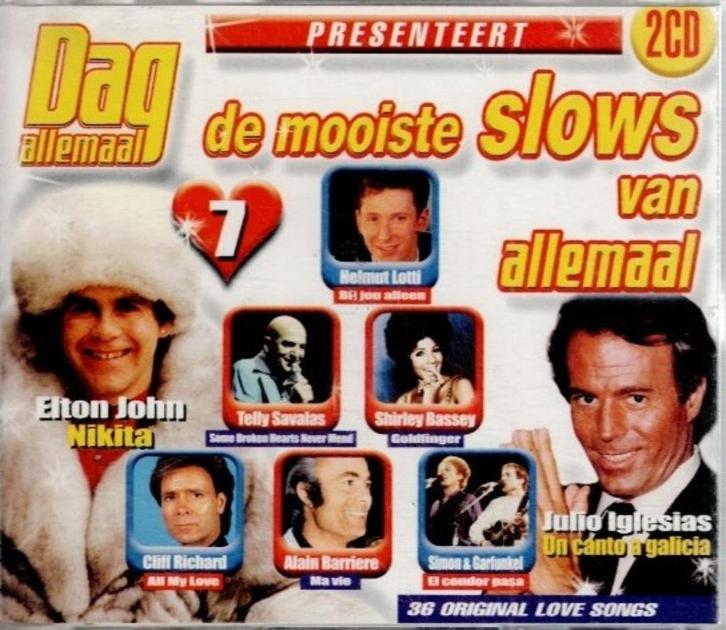 2 x cd   **   -  De Mooiste Slows Van Allemaal 7, Cd's en Dvd's, Cd's | Overige Cd's, Ophalen of Verzenden