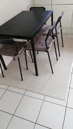 Eettafel, Huis en Inrichting, Tafels | Eettafels, Ophalen, 100 tot 150 cm, Vierkant, 50 tot 100 cm