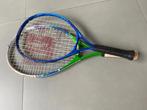 2 Tennisrackets 6-9 jarige, Sport en Fitness, Ophalen, Zo goed als nieuw, Racket, Wilson