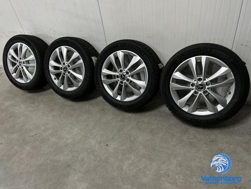 8mm! Originele Mercedes C klasse W205 17 inch velgen 5x112 T, Auto-onderdelen, Banden en Velgen, Banden en Velgen, Winterbanden