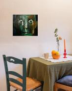 Schilderij peinture painting ‘Head04’ 50x60, Ophalen, 50 tot 75 cm, Schilderij, 50 tot 75 cm