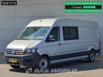 Volkswagen Crafter 177pk Dubbel Cabine L4H3 Trekhaak Airco C, Auto's, Stof, Gebruikt, Euro 6, Volkswagen