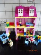 duplo, leuk roos speelhuis "verjaardagsfeest" *PRIMA STAAT*, Duplo, Ophalen of Verzenden