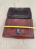 lederen hand/boeken-tas, Handtassen en Accessoires, Tassen | Damestassen, Ophalen, Gebruikt, Bruin, Handtas