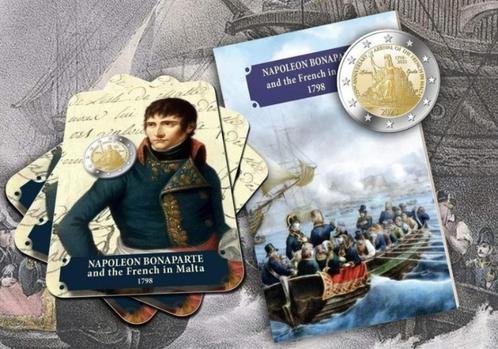 Malta 2023 - Napoleon Bonaparte - 2 euro CC - BU in blister, Postzegels en Munten, Munten | Europa | Euromunten, Setje, 2 euro
