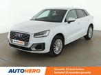 Audi Q2 1.6 TDI Design edition (bj 2017, automaat), Auto's, Stof, Gebruikt, Q2, Wit