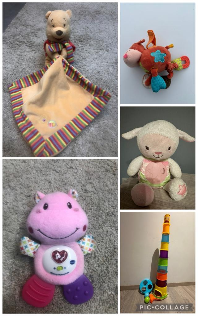 Lot babyspeelgoed, Kinderen en Baby's, Speelgoed | Knuffels en Pluche, Gebruikt, Overige typen, Ophalen