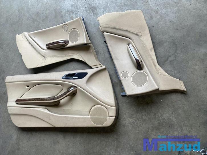 BMW 3 SERIE E46 Cabrio BEIGE deurpanelen voor achter links r, Auto-onderdelen, Interieur en Bekleding, BMW, Gebruikt, Ophalen
