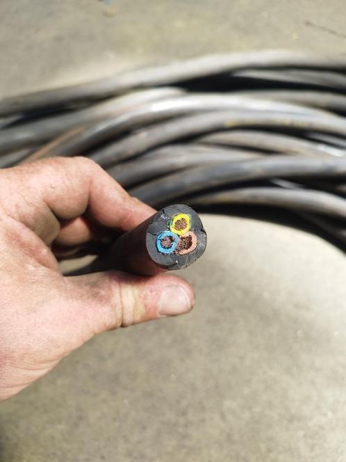 Flexibele kabel 50m 3x16mm²  (Turnhout/Zonhoven), Doe-het-zelf en Bouw, Elektriciteit en Kabels, Gebruikt, Kabel of Snoer, Ophalen