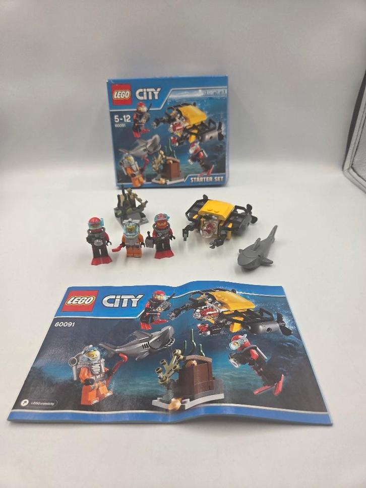 Lego City 60091 Deep Sea Starter Set, Kinderen en Baby's, Speelgoed | Duplo en Lego, Zo goed als nieuw, Lego, Complete set, Ophalen of Verzenden