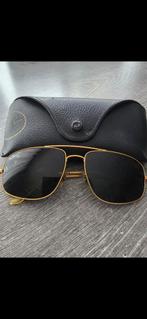 Ray-Ban Aviator dorées avec étui officiel, Handtassen en Accessoires, Zonnebrillen en Brillen | Heren, Ophalen, Gebruikt, Bril