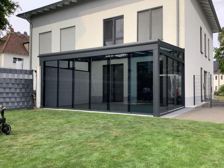 Carport Terrasoverkappingen en glazen schuifwanden veranda, Tuin en Terras, Tuinwanddecoratie, Nieuw, Ophalen of Verzenden