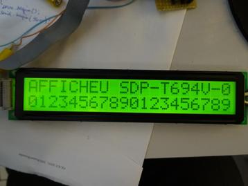 afficheur hexadécimal SDP-T694V-0  2020C