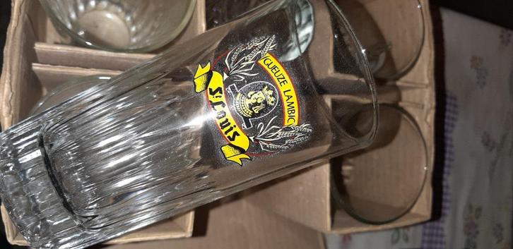 set van 40 glazen zie lijst, perfecte staat, Verzamelen, Glas en Drinkglazen, Zo goed als nieuw, Ophalen