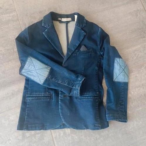 Jeansblazer CKS, ideaal voor communie, maat 128, Kinderen en Baby's, Kinderkleding | Maat 128, Nieuw, Jongen, Trui of Vest, Ophalen