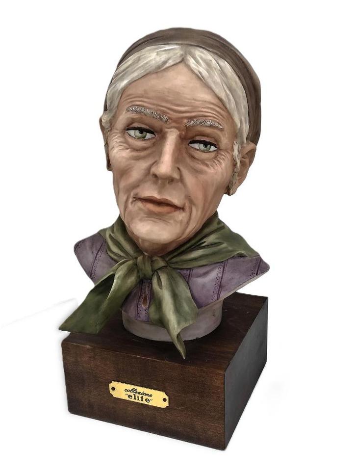 Zeldzaam & antiek Porselein Beeld | CAPODIMONTE Vrouw, Antiek en Kunst, Antiek | Porselein, Ophalen of Verzenden