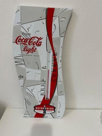 Plaque émaillé coca cola light  disponible aux enchères