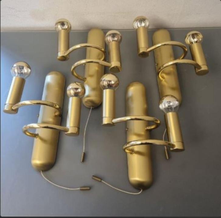 vintage wandlamp 70er stijl Leola - Sciolari stukprijs, Verzamelen, Retro, Huis en Inrichting, Ophalen