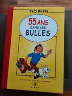 55 ans  dans  les bulles avec très belle dédicace, Tintin, Comme neuf