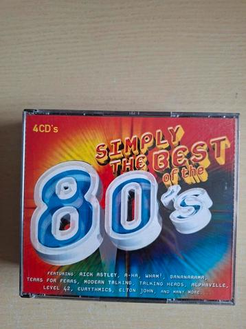 4cd box. Simply the best of the 80's. (BMG). beschikbaar voor biedingen