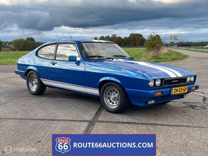 Ford Capri | 1982 | Route 66 Auctions, Auto's, Oldtimers, Bedrijf, Te koop, Ford, Benzine, Overige carrosserie, Handgeschakeld
