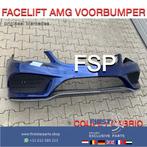 W207 FACELIFT AMG VOORBUMPER COMPLEET BLAUW Mercedes E Klass, Auto-onderdelen, Gebruikt, -, Voor, Ophalen of Verzenden
