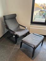 Relaxstoel en voetsteun, Ophalen, Hout, Nieuw, 75 tot 100 cm
