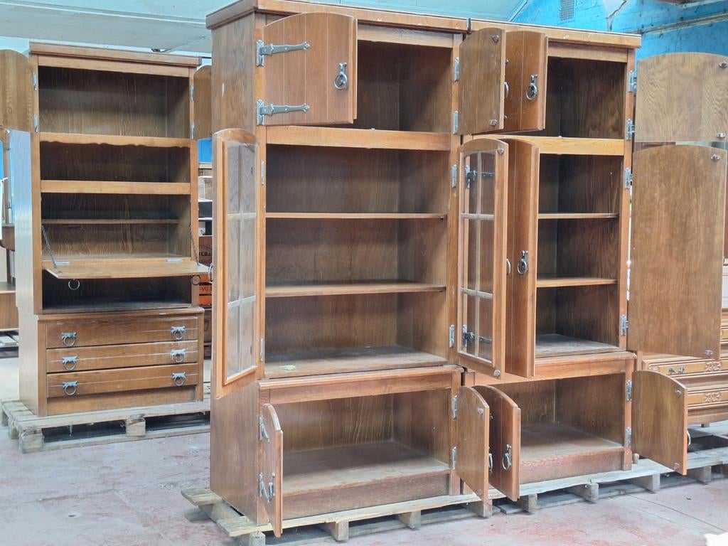 Buffet salle à manger style bar façade en chêne, Utilisé