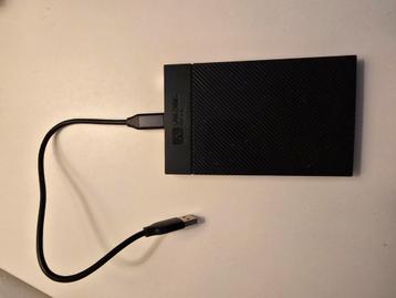 Nieuwe externe schijf usb3 c a met 750gb wd beschikbaar voor biedingen