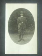 Photo dédicacée Lancier divisionnaire en tenue & képi 1919, Verzamelen, Foto of Poster, Landmacht, Verzenden
