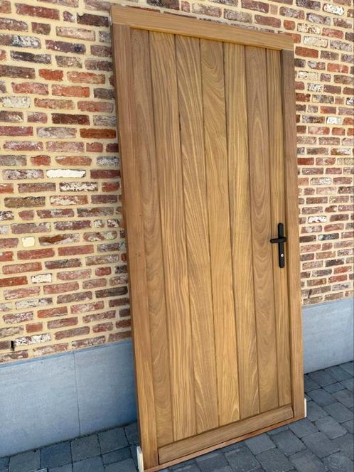 Afromosia buitendeur (NIEUW), Doe-het-zelf en Bouw, Deuren en Vliegenramen, Buitendeur, Ophalen