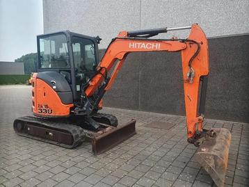 Hitachi ZX33U -5A -CLR (année de construction 2014), Excavatrice