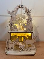 Kerststalletje/kribbetje met verlichting en figuren  NIEUW, Diversen, Kerst, Ophalen, Nieuw
