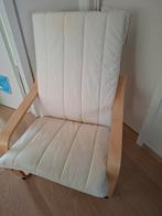 Ikea Poäng stoel/zetel + voetensteun, Ophalen, Zo goed als nieuw