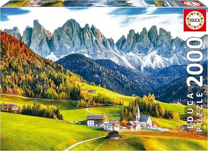 Dolomiten 2000 stukjes puzzel SNELLE GRATIS LEVERING, Hobby en Vrije tijd, Denksport en Puzzels, Nieuw, Legpuzzel, Meer dan 1500 stukjes