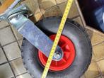 Opblaasbare wielen op kogellagers (136 kg), Doe-het-zelf en Bouw, Zwenkwielen, Ophalen of Verzenden, Nieuw