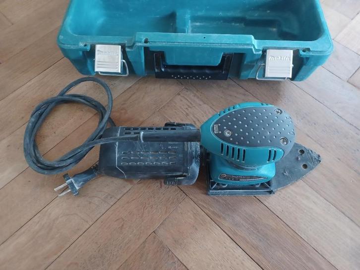 ponceuse d'angle Makita BO4565K, Doe-het-zelf en Bouw, Gereedschap | Schuurmachines, Gebruikt, Overige typen, Minder dan 600 watt