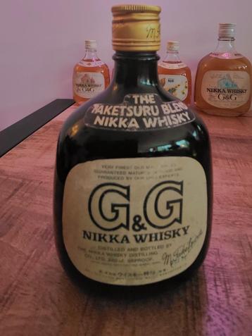 Nikka G&G Doré et doré 380 ml, ancien design 1960, 43 %, Neuf, Autres régions, Enlèvement ou Envoi, Pleine