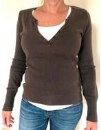 Benetton sweater voor dames, Ophalen, Gedragen, Bruin