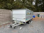 Twintrailer aanhanger 4 meter laadlengte, Ophalen, Gebruikt