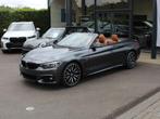 BMW 4 Serie 420 iA Cabrio M Sport / LEER / ZETELVRW / CAM /, Auto's, Te koop, Zilver of Grijs, Benzine, Gebruikt