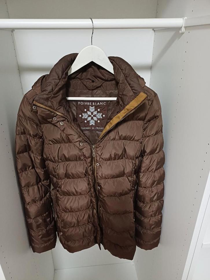 Damesjas Poivre Blanc, Kleding | Dames, Jassen | Winter, Zo goed als nieuw, Maat 38/40 (M), Bruin, Ophalen of Verzenden