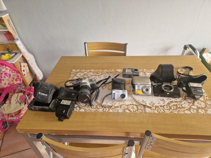 Vintege camera en digitale camera, Audio, Tv en Foto, Fotocamera's Digitaal, Gebruikt, Compact, Canon, Ophalen