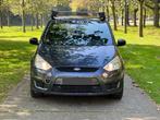 Ford S Max 2.0 Diesel 7 Places, Auto's, Monovolume, Zwart, Blauw, Leder en Stof