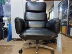 Fauteuil noir réglable sur roulettes topstar, Ophalen, Gebruikt, Zwart, Bureaustoel