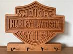 Uniek houten sleutelrekje – Harley Davidson, Ophalen, Nieuw