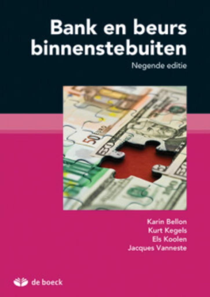 BANK EN BEURS BINNENSTEBUITEN - Karin Bellon; Els Koolen, Boeken, Studieboeken en Cursussen, Nieuw, Ophalen of Verzenden