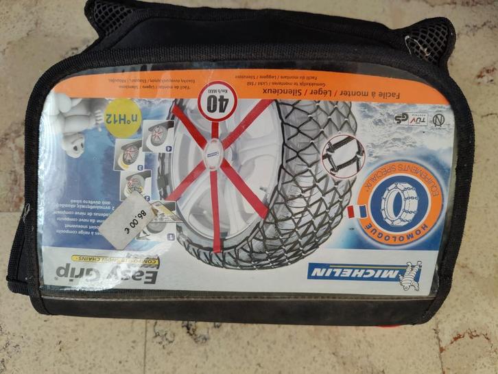 Chaînes à neige Michelin Easy Grip H12, Autos : Divers, Chaînes, Comme neuf, Enlèvement ou Envoi