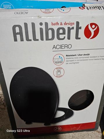 Allibert toiletbril zwart nieuw