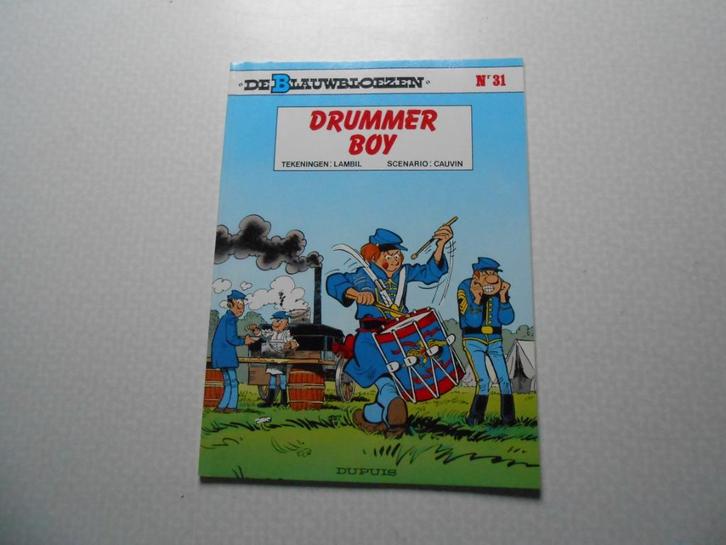 De blauwbloezen 31 Drummer Boy 1990  1 ste druk., Boeken, Stripverhalen, Nieuw, Eén stripboek, Ophalen of Verzenden